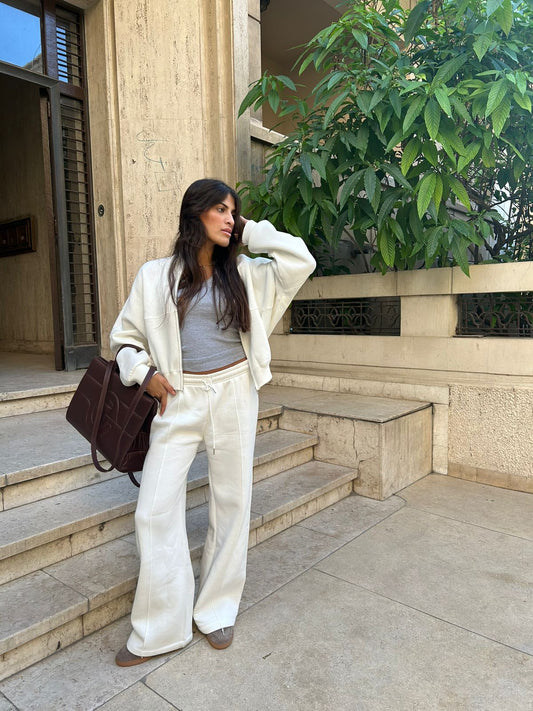 White Lounge Set