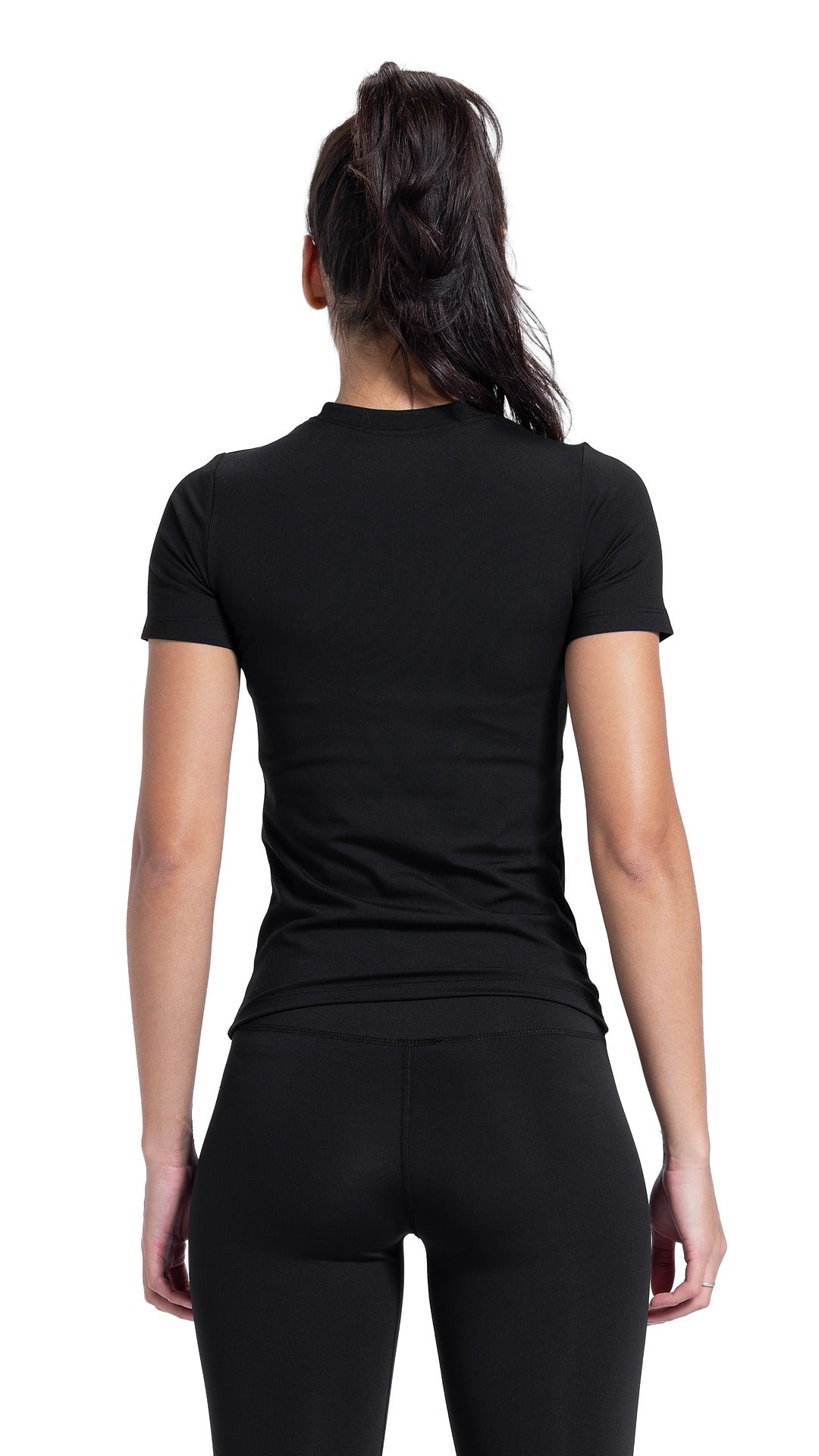Black tight T-shirt