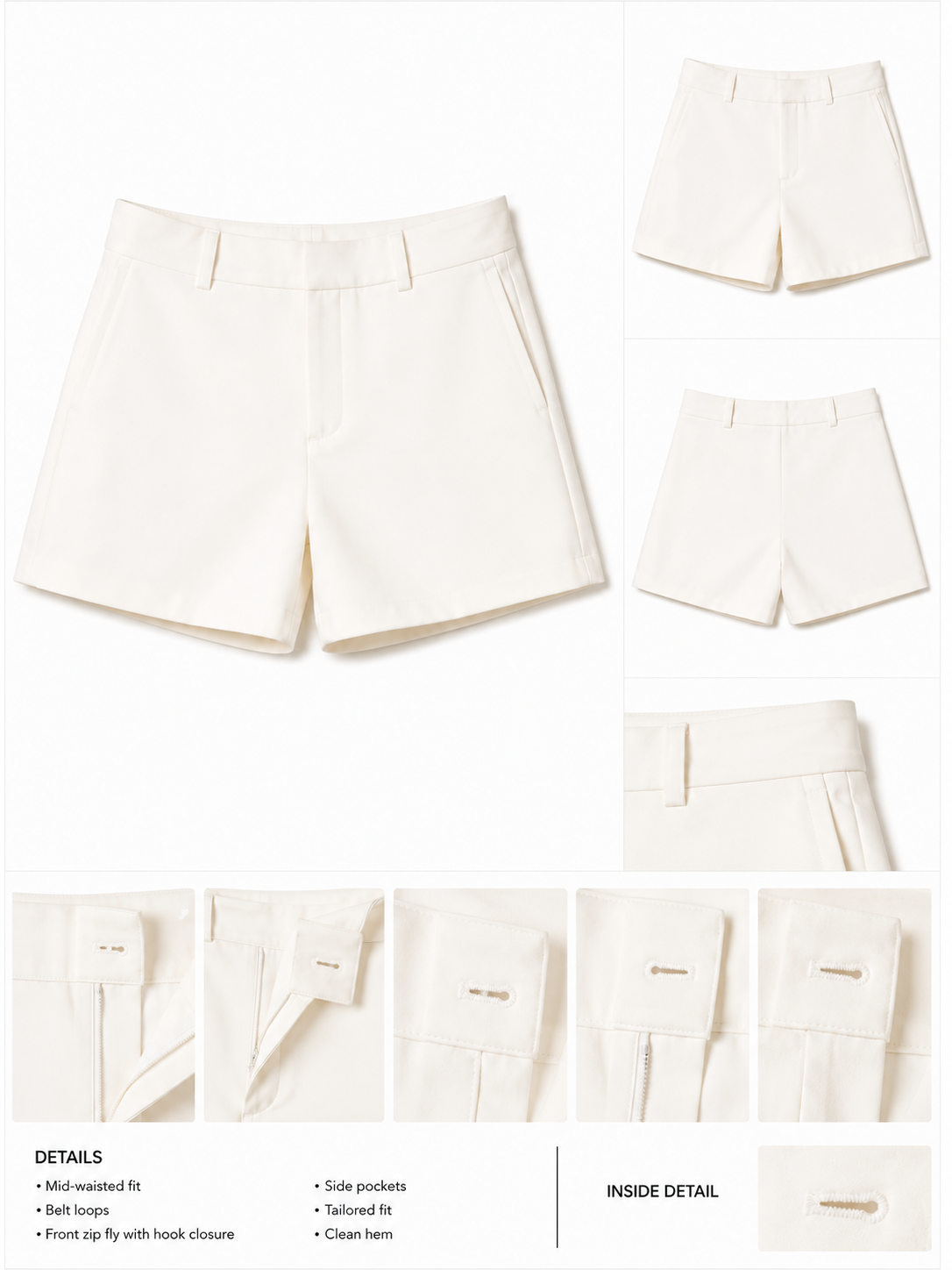 Pétales Blancs - Shorts