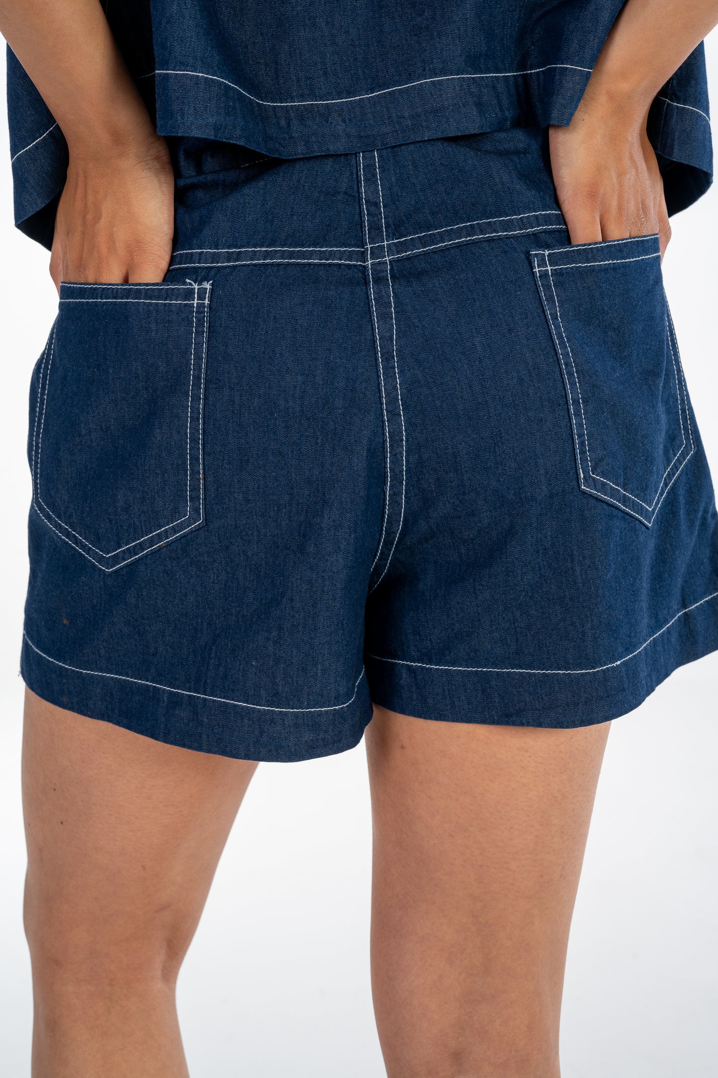 denim shorts