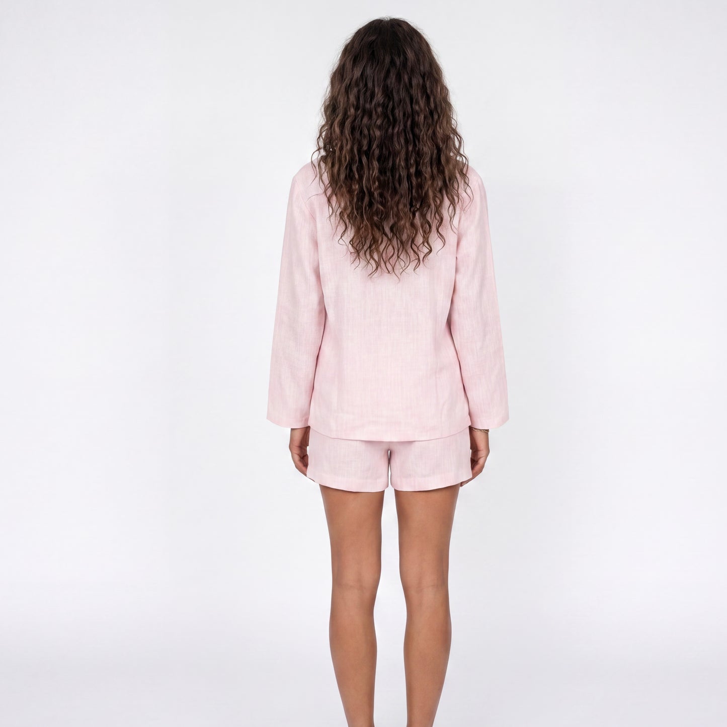 Pink linen Shirt