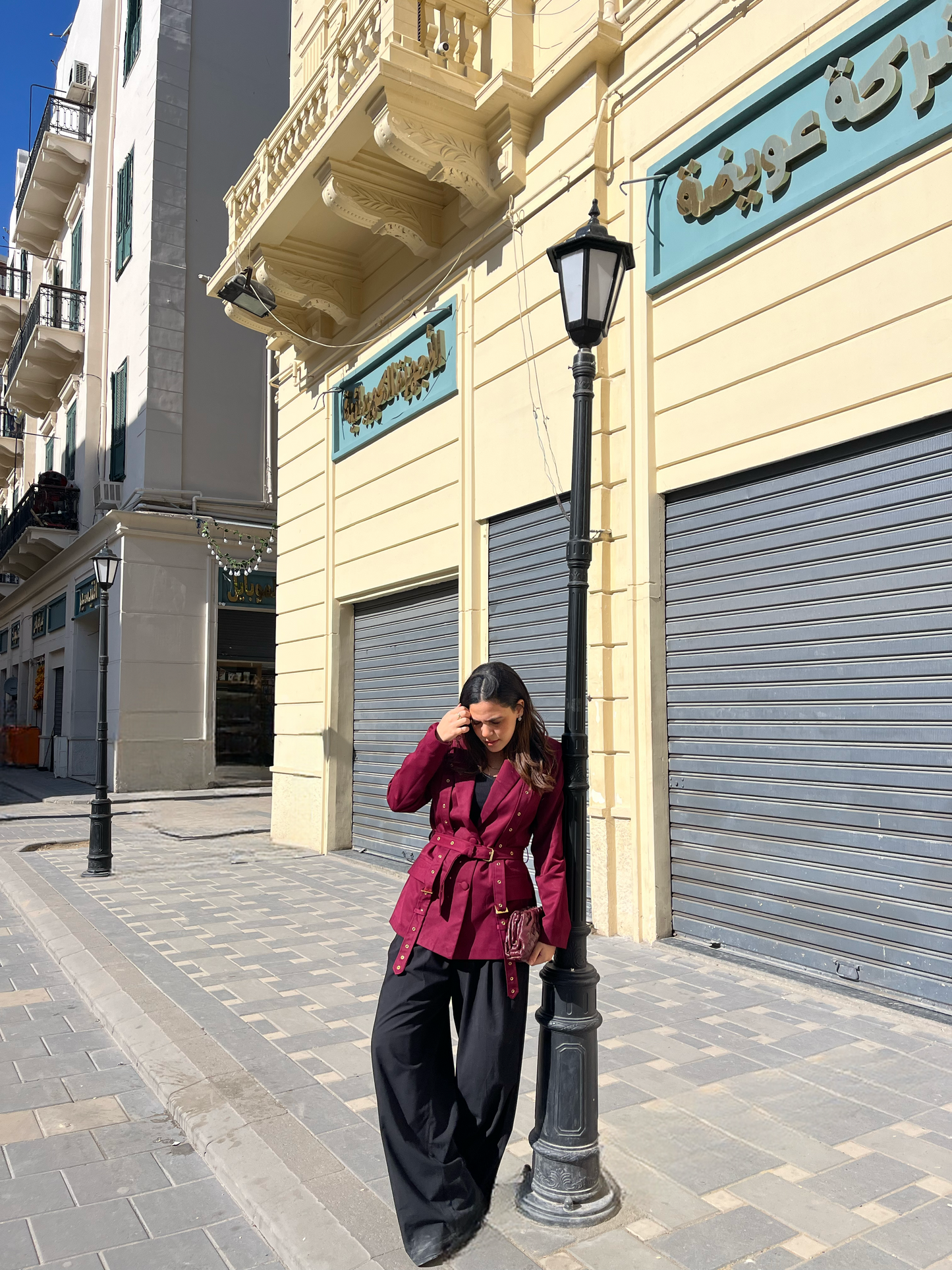 Rebel Trench in Burgundy