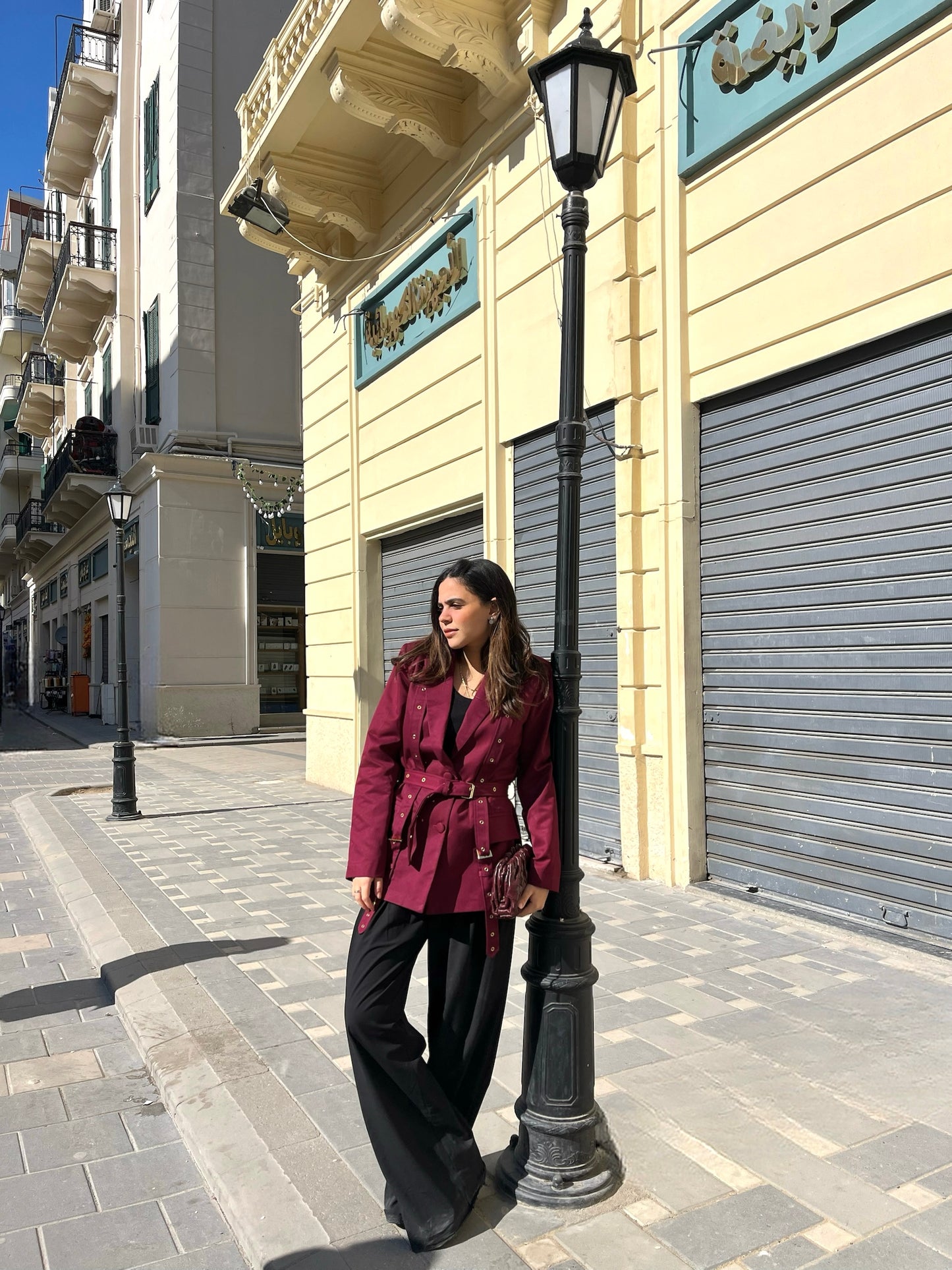 Rebel Trench in Burgundy