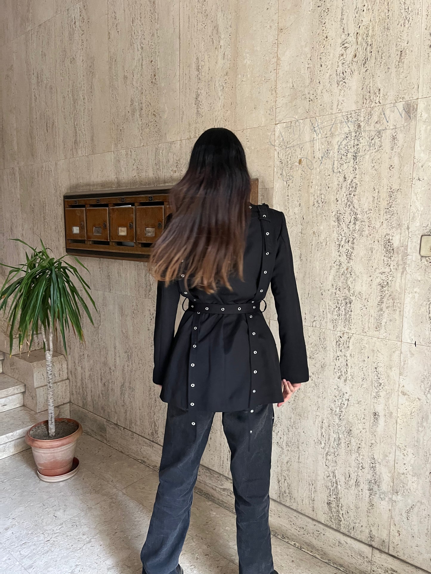 Rebel Trench in Black