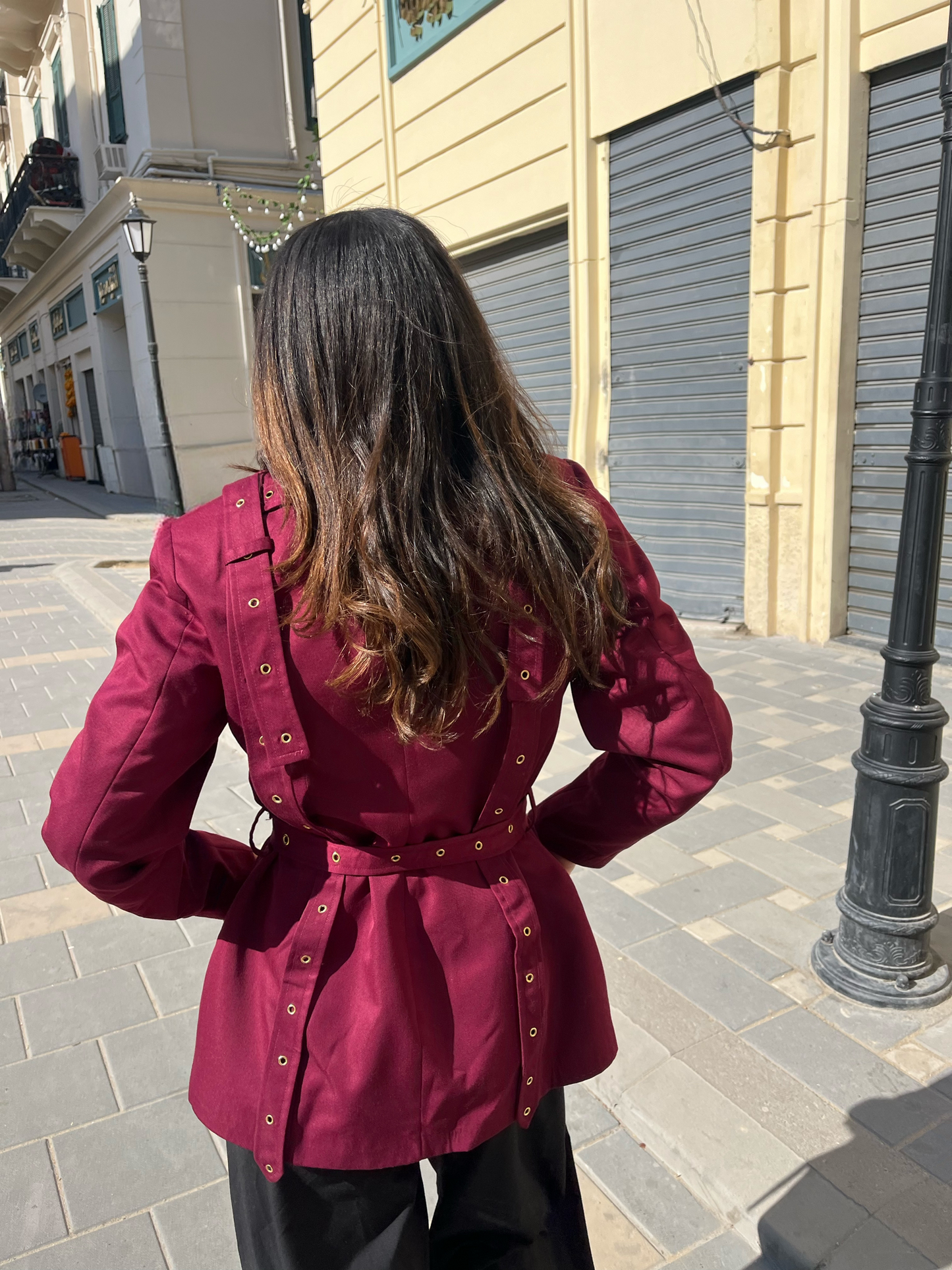 Rebel Trench in Burgundy
