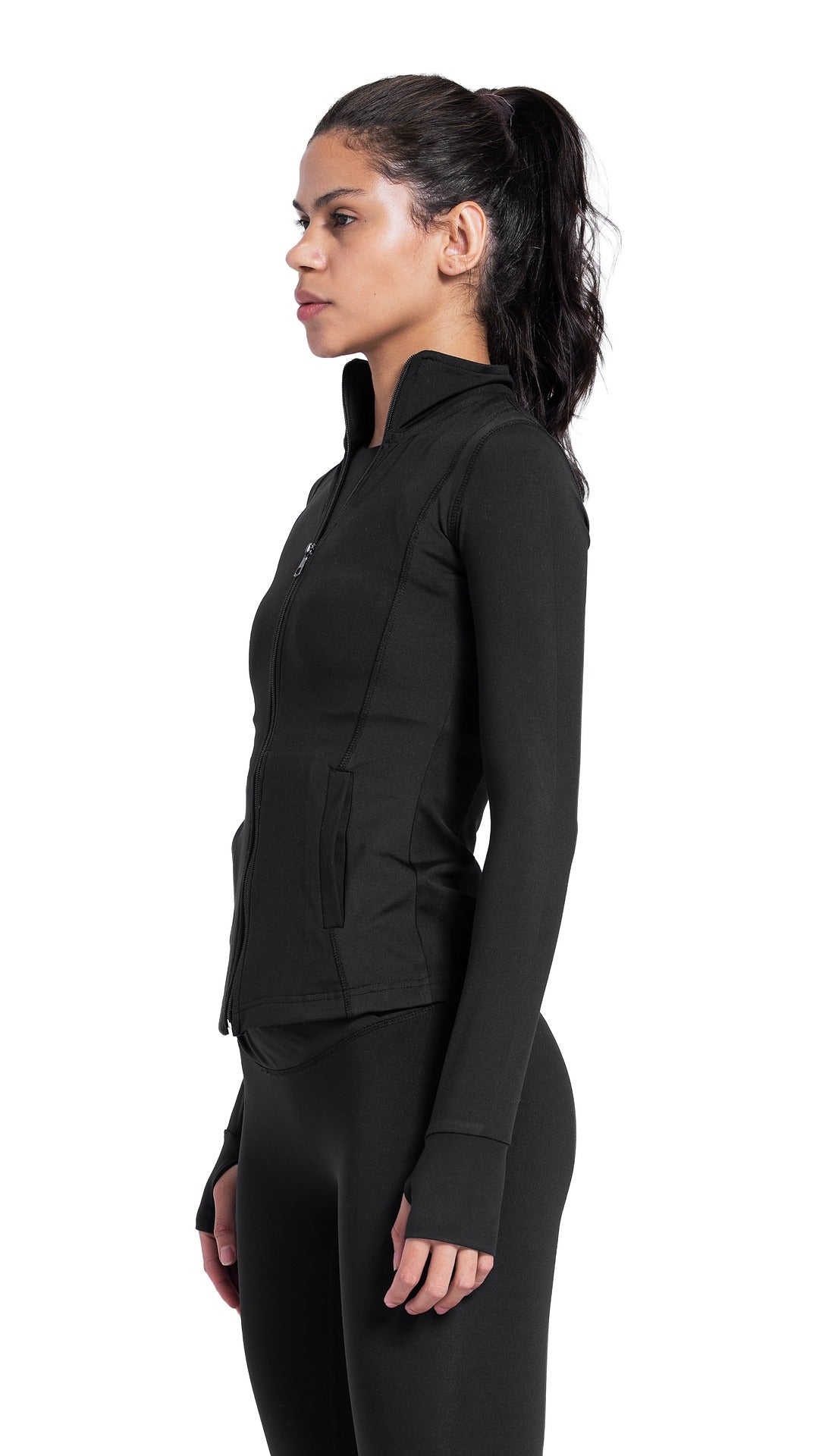 Black sculpt jacket