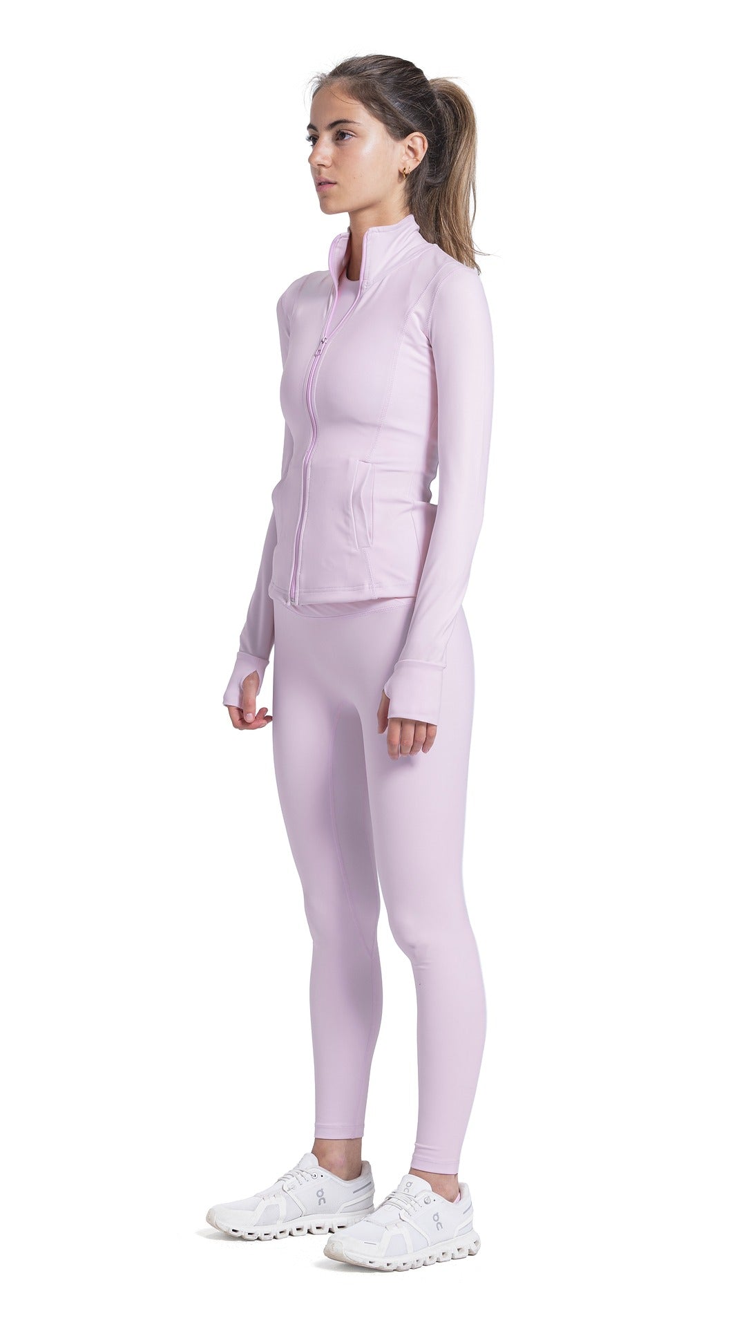 Powder Pink sculpt jacket