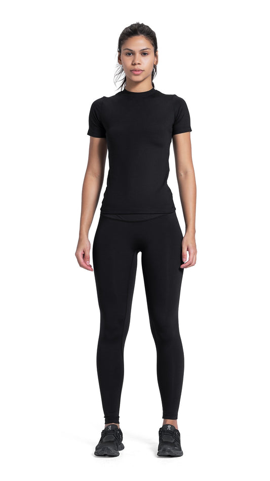 Black tight T-shirt