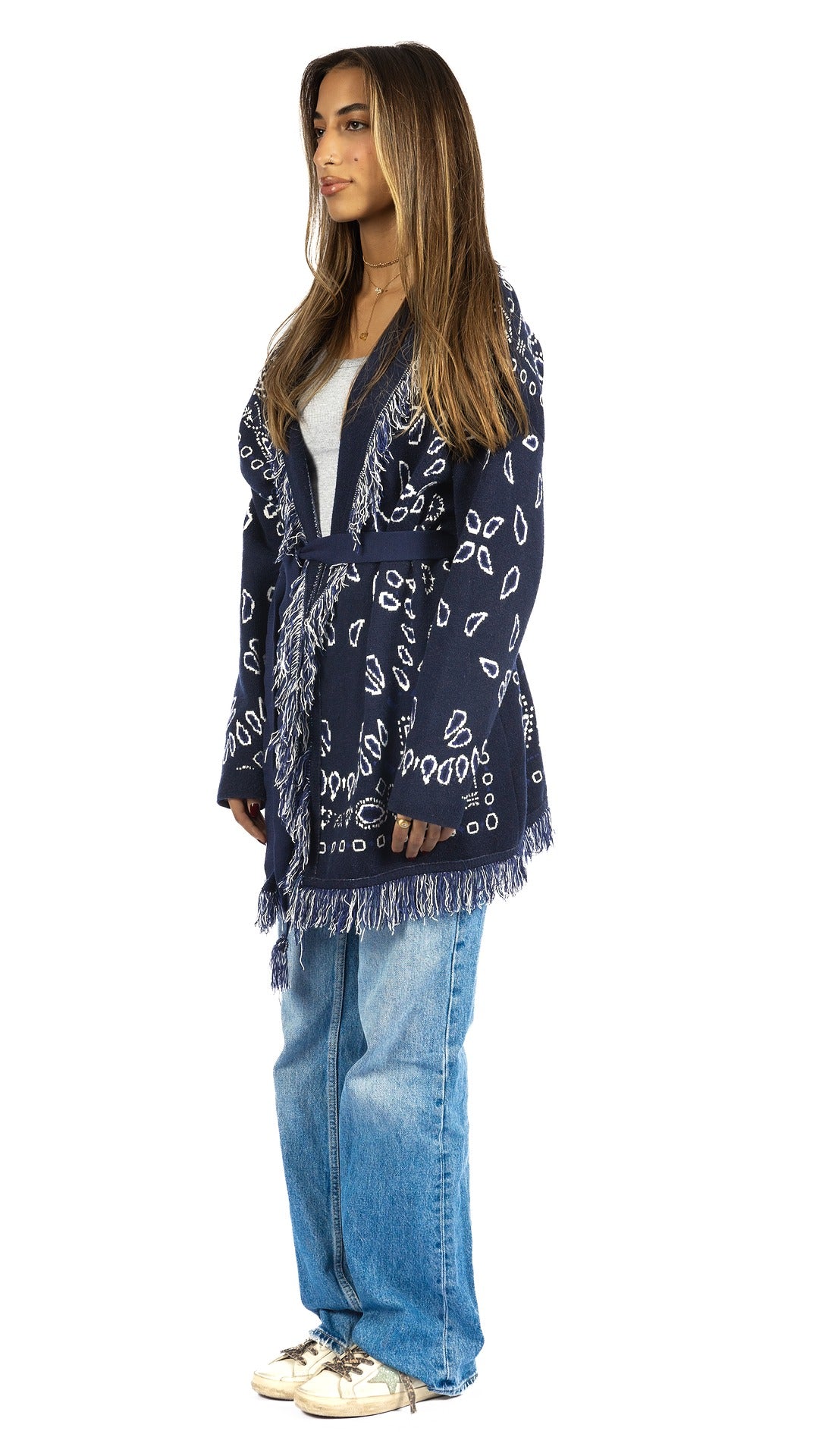 The Paisley Knit In Navy