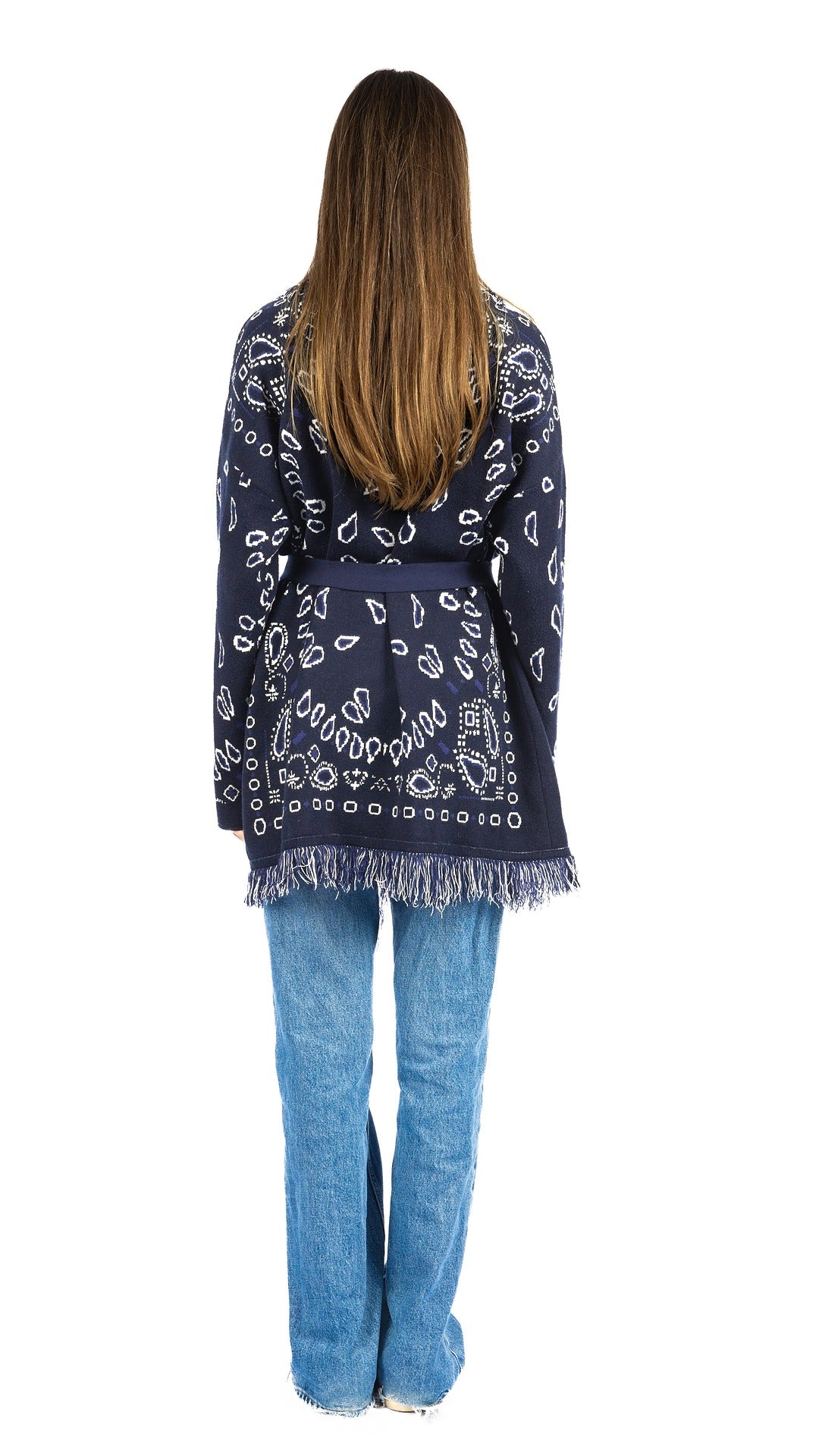 The Paisley Knit In Navy