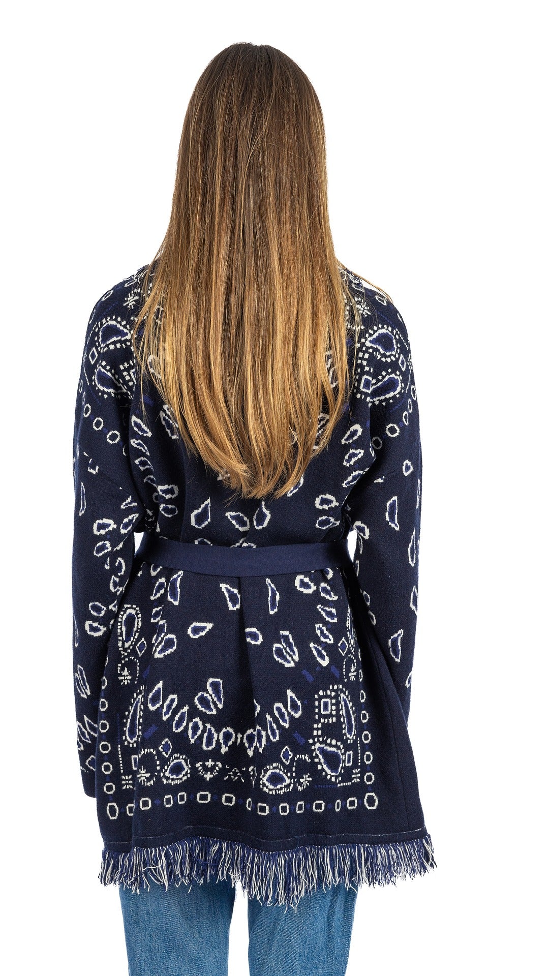 The Paisley Knit In Navy
