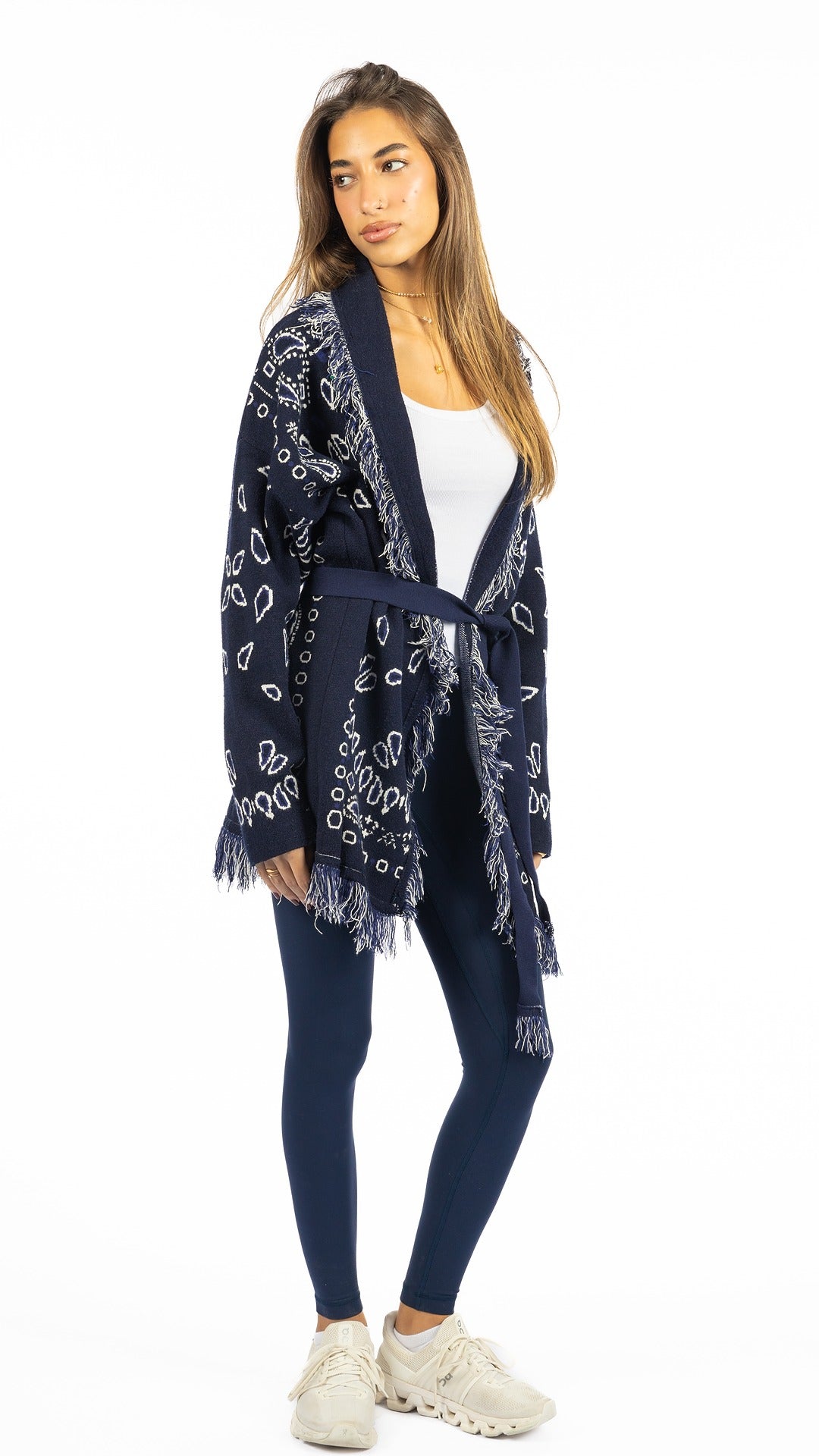 The Paisley Knit In Navy