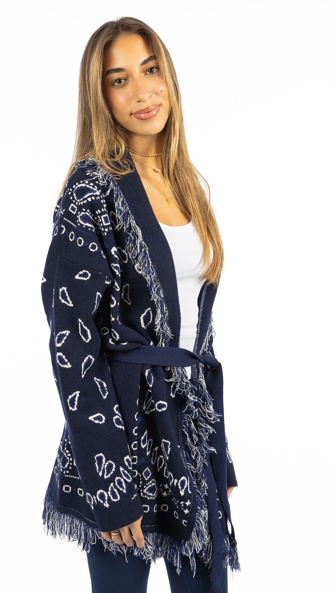 The Paisley Knit In Navy