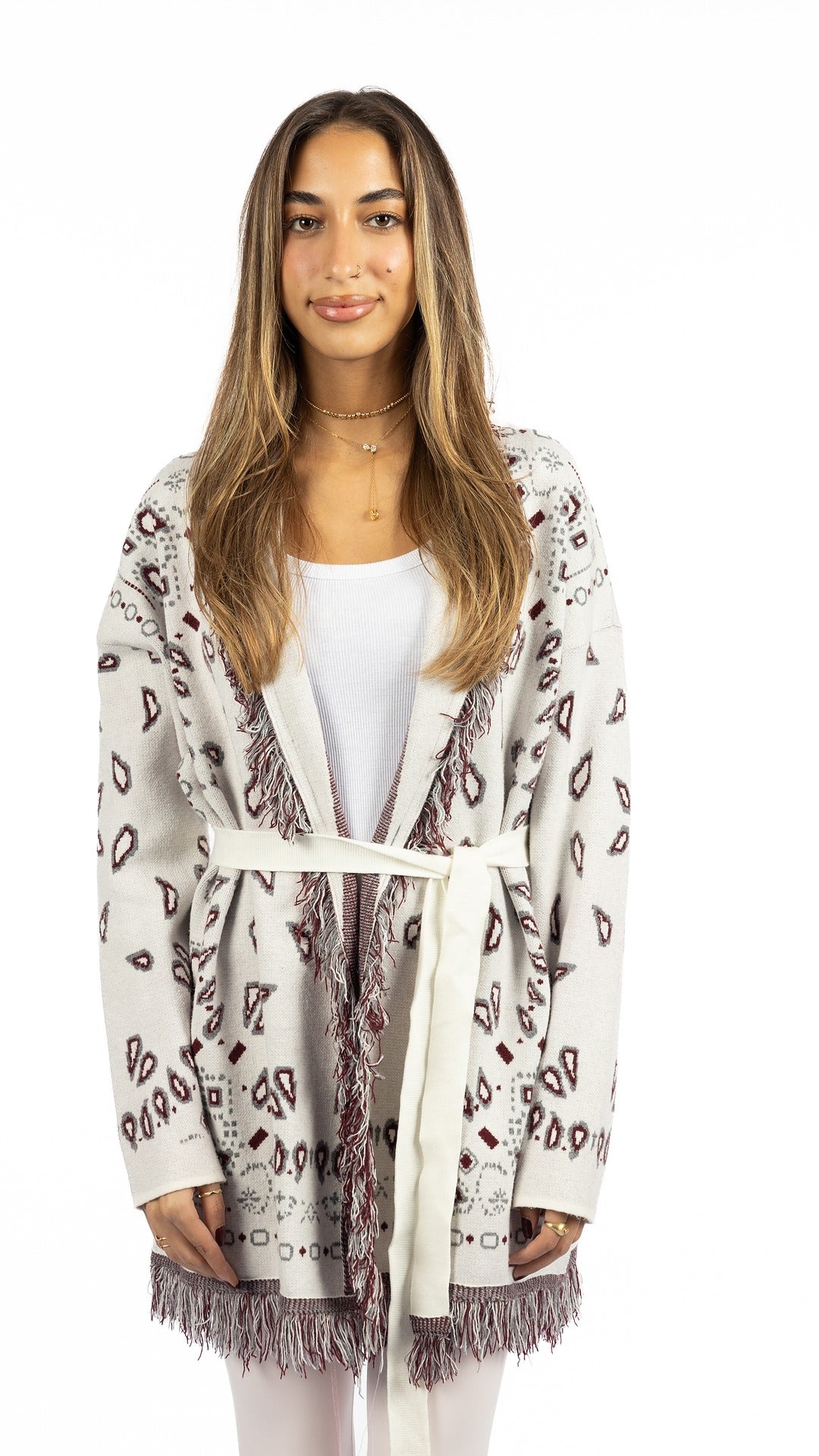 The Paisley Knit In Off-White