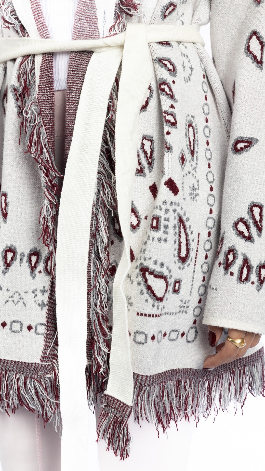 The Paisley Knit In Off-White
