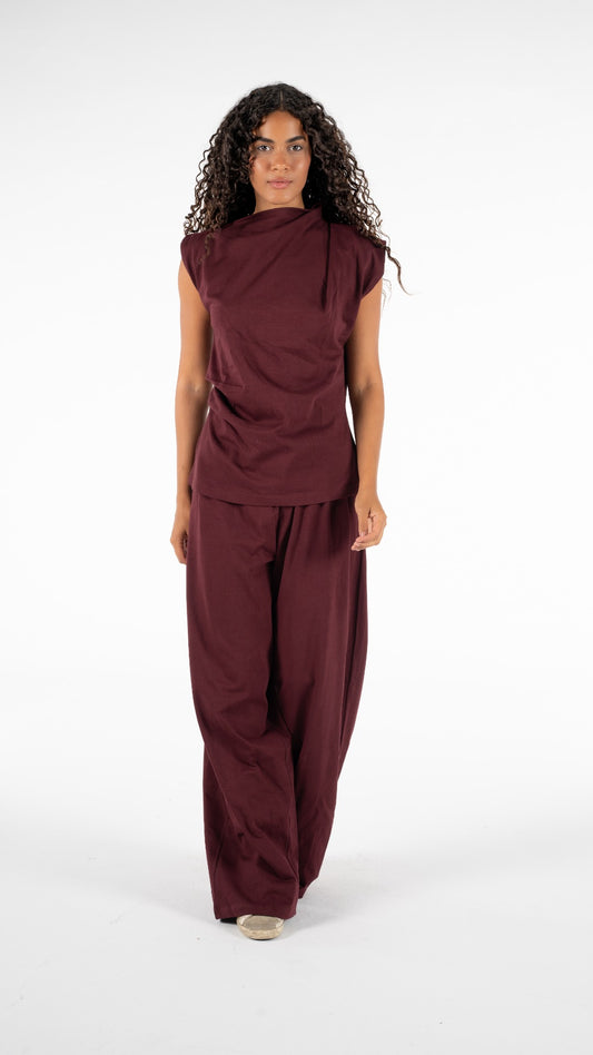 Burgundy  lounge set