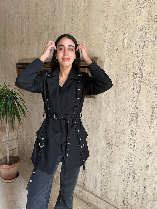 Rebel Trench in Black